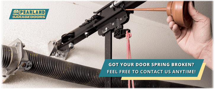 Broken Garage Door Spring Repair Pearland TX